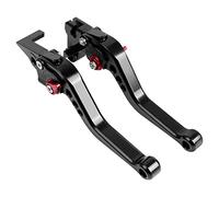 Bromsspakar Kopplingsspak F800R Para F800GS Para ADV Para F650GS Para F700GS Palancas De Embrague De Freno Ajustables Largas Y Cortas Palanca De Manija De Motocicleta(Short black)