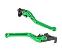Bromsspakar Kopplingsspak F800R Para F800GS Para ADV Para F650GS Para F700GS Palancas De Embrague De Freno Ajustables Largas Y Cortas Palanca De Manija De Motocicleta(Long green)