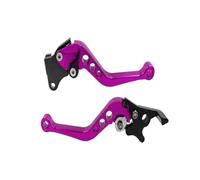Bromsspakar Kopplingsspak Manija De Freno De Motocicleta Para Crf250x 125 Modificación De Motocicleta Palanca De Freno De Tambor De Embrague CNC Juego De Manillar Ajustable Motorcykelbroms(PURPLE)