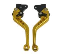 Bromsspakar Kopplingsspak Manija De Freno Para Motocicleta CG125 Modificación De Motocicleta Palanca De Freno De Tambor De Embrague CNC Juego De Manillar Ajustable(Gold)