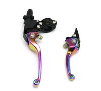 Bromsspakar Kopplingsspak Para Motocicleta Kawasaki Juego De Palanca De Freno De Embrague Colorido Motorcykelbroms(Type A02)