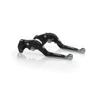Bromsspakar Kopplingsspak Para MT-07 Para FZ-07 2014 2015 2016 2017 2018 2019 2020 2021 2022 2023 Motocicleta CNC Palancas De Embrague De Freno Extensibles Plegables Ajustables Manija(BKGYBKGY)