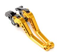 Bromsspakar Kopplingsspak Para PCX125 Para PCX125 Para PCX150 2019 2020 2021 Palancas De Embrague De Freno Cortas Palanca De Manija Accesorios De Motocicleta Motorcykelbroms(Gold)
