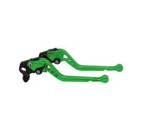 Bromsspakar Kopplingsspak Para Royal Para Enfield 350 Motocicleta Clásica 2021 Juego De Palanca De Freno De Embrague Largo Motocicleta CNC Mangos Ajustables Motorcykelbroms(3D 177 green long)