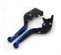 Bromsspakar Kopplingsspak Para Royal Para Enfield Para Classic Para Reborn 350 2022 2023 2024 CNC Palanca Embrague Freno Extensible Plegable Motocicleta Ajustable Años(E Blue)