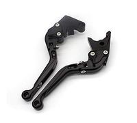Bromsspakar Kopplingsspak Para Royal Para Enfield Para Classic Para Reborn 350 2022 2023 2024 CNC Palanca Embrague Freno Extensible Plegable Motocicleta Ajustable Años(A Full Black)