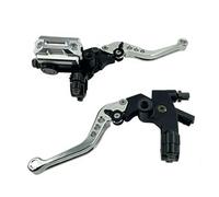 Bromsspakar Kopplingsspak Para Suzuki Juego Iezas Cilindro Maestro Línea Cable Freno Tambor Palanca Embrague De Freno De Motocicleta De 22 Mm Motorcykelbroms(Silver)