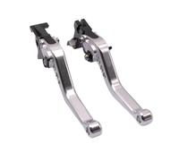 Bromsspakar Kopplingsspak Para XSR900 ABS 2016 2017 2018 2019 2020 Palancas De Un Dedo Palancas De Embrague De Freno Cortas Ajustables Accesorios De Motocicleta CNC(Silver logo XSR700)