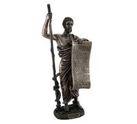 Bronce Estatua de Hipócrates (Padre de la medicina) de juramento hipocrático