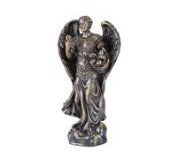 Bronce pequeño San Barachiel figura decorativa hecho de Polyresin