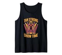 Bronceado Cama Tan Fuerte Atletas Gimnasio Goers Bronce Tan Amantes Camiseta sin Mangas
