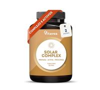 Bronceado Natural y Uniforme - Cápsulas Autobronceadoras y Acelerador del Bronceado - Con Betacaroteno, Licopeno, Cobre y Aceite de Borraja - Para Todo Tipo de Piel - 60 Cápsulas - Vitavea