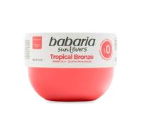 Bronceador Babaria Tropical Bronze - Bronceador Cuerpo | Acelerador Bronceado Efecto Glitter | Fruta de la Pasión y Guayaba | Resistente al Agua | 300 ml