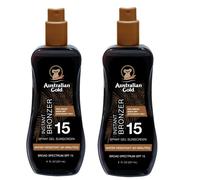 Bronceador en gel en aerosol FPS 15 de Australian Gold, 16 onzas l quidas (paquete de 2)