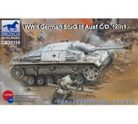 Bronco CB35116 - 1/35 II Guerra Mundial Alemán Stug III Modelo C/D Con 75mm