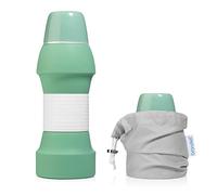 Brondell Bidet GoSpa - Bidé de viaje plegable, compacto y discreto, con bolsa de viaje, 500 ml, color verde