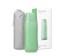 Brondell GoSpa - Bidé portátil avanzado para viajes, sistema de boquilla emergente, bidé compacto de alta calidad con bolsa de viaje discreta para un almacenamiento cómodo, 400 ml, verde