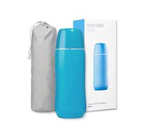 Brondell GoSpa - Bidé portátil avanzado para viajes, sistema de boquilla emergente, bidé compacto de con bolsa de viaje discreta, 400 ml, azul