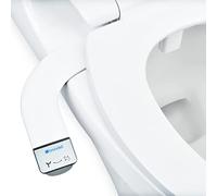 Brondell Thinline SimpleSpa SS-150 - Accesorio para inodoro con rociador de agua dulce no eléctrico, color blanco con boquilla de autolimpieza