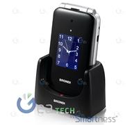 BRONDI Amico Supervoice Teléfono Móvil Audio Amplificado Control Remoto Negro