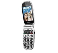 Brondi Amigo Comfort Teléfono Celular Senior Teclas Grandes 2,8" Negro Mate