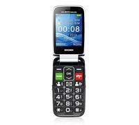 Brondi Amigo Fabuloso Negro Teléfono Móvil Senior 2.8" Flip Dual SIM BT Sos Base