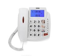 Brondi bravo 90 teléfono analógico identificador de llamadas blanco