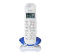 Brondi LOTUSBIANCOBLU Lotus Blanco-Azul Teléfono Inalámbrico ECO DECT