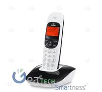 BRONDI NICE Teléfono sin Cable Volumen Ajustable Display Grandes Negro Blanco