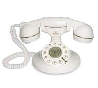 Brondi vintage 10 teléfono analógico blanco