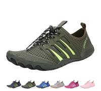 Bronoir Skin Pro with Copper - Grounding Barefoot Shoes, Hike Barefoot Footwear Shoes for Women Men, Non-Slip(Green,37 EU)