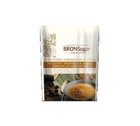 Bronsugar | Azúcar de caña cruda Origen Guadalupe Cristales brillantes | Azúcar Moreno Delicado | Aroma Té Verde - 1 x 400 Gr