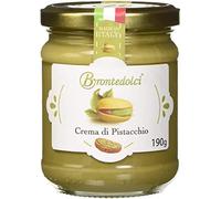 Brontedolci Crema Spalmabile di Pistacchio Crema de pistacho untable 190 g en vidrio de Sicilia con 40,5% pistacho