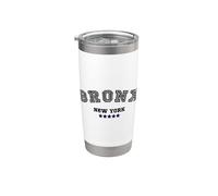Bronx City Of USA Estado de Nueva York Hombres Mujeres Niños Vaso térmico de acero inoxidable de doble pared