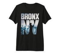 Bronx NYC New York City Skyline Illustration Graphic Design Camiseta Premium