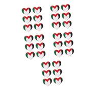 Brooch Clothes Travel Badge Heart Shaped Palestinian Lapel Country Pin Watermelon Palestine Flag Patriotic Pins