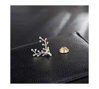 Brooch for Women Cute Elk Brooch Shiny Crystal Vintage Brooches for Women Lucky Elk Pin for Unisex Women Brooch Pin (B)