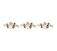 Brooches 3pcs Lovely Pin Decorative Shape Broche for Female Girl Pearl Bee Brooch