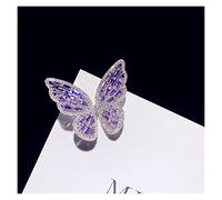 brooches for Women Hollow Pink Butterfly Cubic Zirconia Brooch Temperament Femme Accessories Made in China