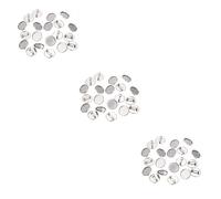 Brooches Parts Making Round Brooch Tray Trays Decorative Pins Accessories Silver Stainless