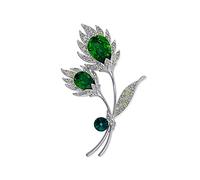 Brooches Pin Brooches Crystal Corsage Dresses Shawls Temperament Pins Scarves Clasp Fashion Sweater Chain with Accessories Gift to Mother Brooch (A)