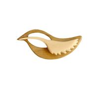 Brooden Brooch Pin - Brooches with Wooden Animal Pattern Craft Badge Cartoon Pin, Wooden Brooch Pin, Cute Shawl Pin Scarf Buckle | Animal Print Brooch Gift for Women Girls Fashion, Siehe Beschreibung,
