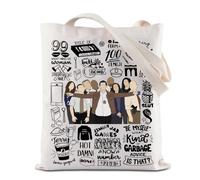 Brooklyn 99 Inspired - Bolsa de mano reutilizable para la compra de comestibles, diseño de programa de televisión Brooklyn, Bolsa 99, 35*40cm
