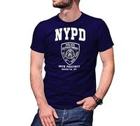 Brooklyn 99 Inspired by Series New York Police Nine Nine Precinct Camiseta Azul Marino para Hombre Size M