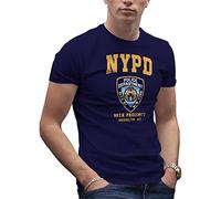 Brooklyn 99 New York Police Nine Nine Camiseta Azul Marino para Hombre Size XL