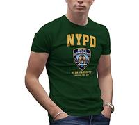 Brooklyn 99 New York Police Nine Nine Camiseta Verde Militare para Hombre Size 3XL