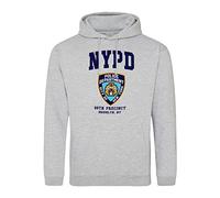 Brooklyn 99 New York Police Nine Nine Precinct Sudadera con Capucha Gris Unisex Size 3XL