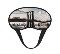 Brooklyn Bridge - Antifaz opaca para dormir, cómoda cubierta para los ojos, banda elástica ajustable, perfecta para viajes, siesta o meditación