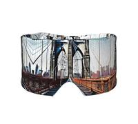 Brooklyn Bridge - Antifaz para dormir con estampado de puente de Brooklyn, bloquea la luz, suave, cómodo, con diadema de pasta ajustable
