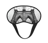 Brooklyn Bridge - Antifaz para dormir con estampado de puente de Brooklyn, para mujeres y hombres, para una oscuridad total, reduce la hinchazón de los ojos